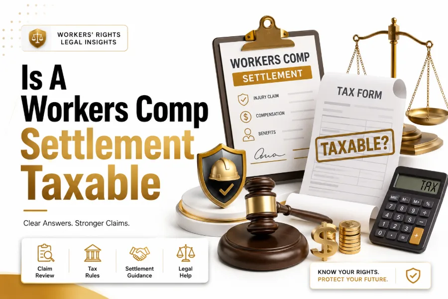 is a workers comp settlement taxable